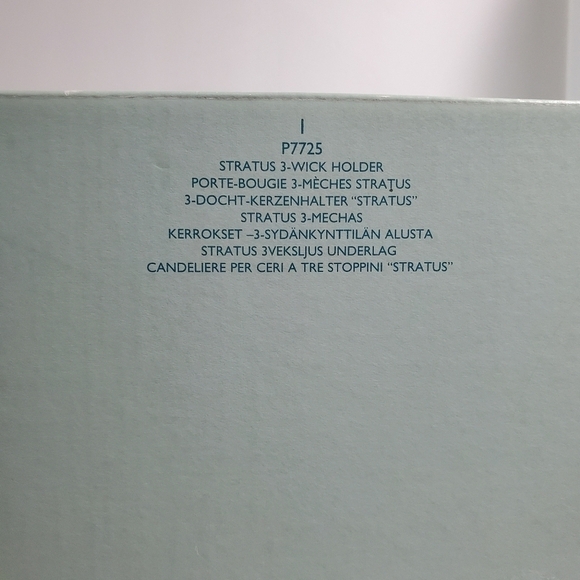 Partylite Stratus 3 wick glass Candle Holder P7725 - Picture 13 of 13